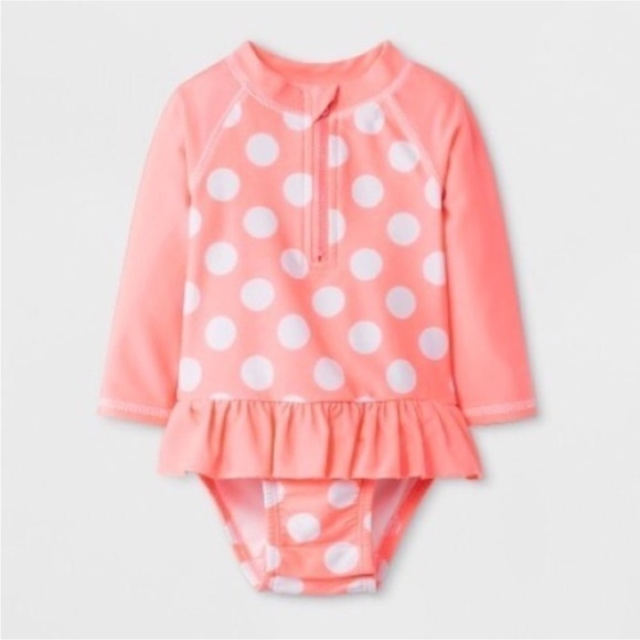 Cat & Jack Other - Cat & Jack Kids Pink Polka Dot One Piece Swimsuit
